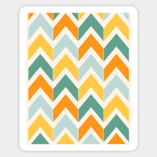 Citrus Chevrons Sticker